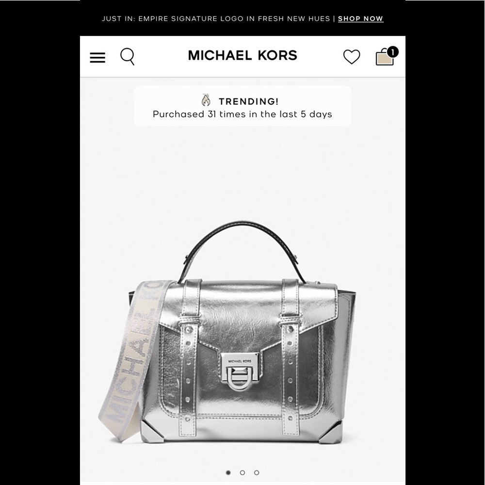 NWT Michael Kors Manhattan Convertible bag